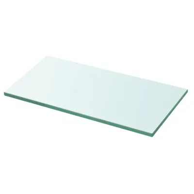 vidaXL Polica Prosojno Steklo 30x12 cm