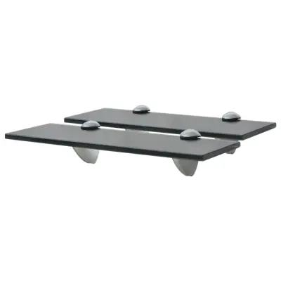vidaXL Police 2 kosa steklo 30x10 cm 8 mm