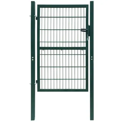 vidaXL 2D ograjna vrata (enojna) zelena 106x230 cm
