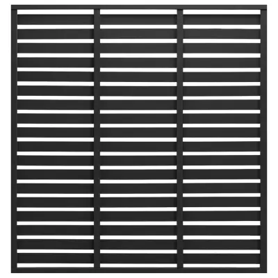 vidaXL Ograjni panel WPC 180x180 cm črn
