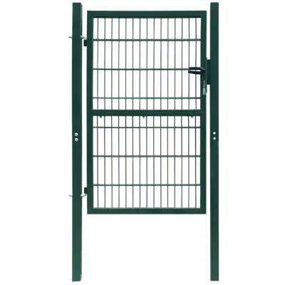 vidaXL 2D ograjna vrata (enojna) zelena 106x210 cm