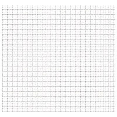 vidaXL Vrtna žična ograja nerjaveče jeklo 50x50 cm 11x11x2 mm