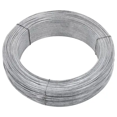 vidaXL Vezna žica za ograjo 250 m 3,8 mm jeklo