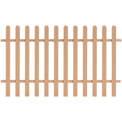 vidaXL Ograja WPC 200x120 cm