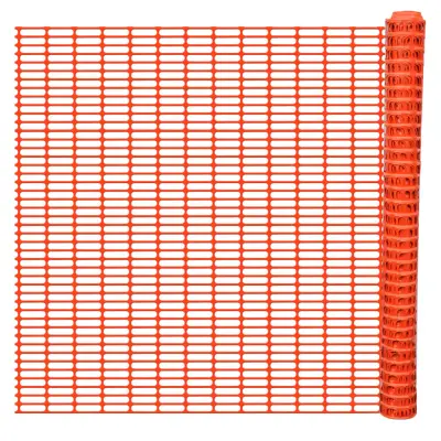 vidaXL Vrtna ograja 50 m oranžna