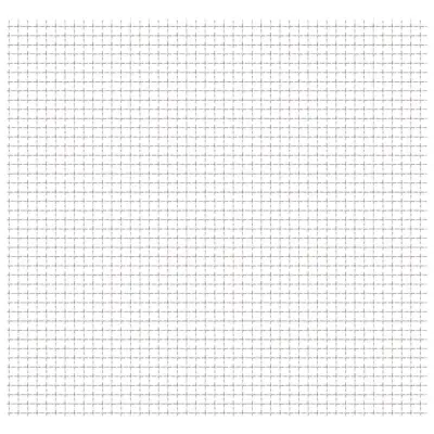 vidaXL Vrtna žična ograja nerjaveče jeklo 50x50 cm 21x21x2,5 mm