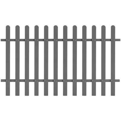 vidaXL Ograja WPC 200x120 cm