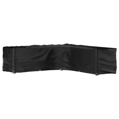 vidaXL Prevleka za vrtno pohištvo L oblike 20 obročkov 300x300x90 cm