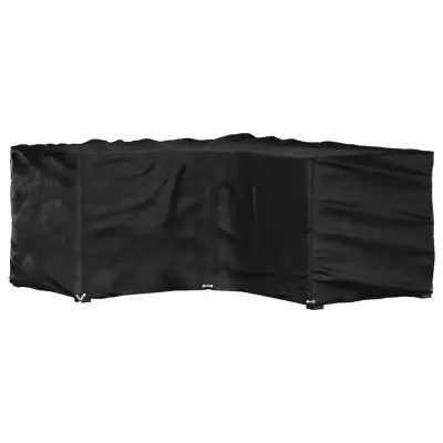 vidaXL Prevleka za vrtno pohištvo L oblike 16 obročkov 215x215x90 cm