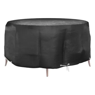 vidaXL Prevleka za vrtno pohištvo 10 obročkov Ø260x90 cm okrogla