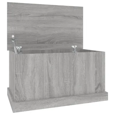 vidaXL Škatla za shranjevanje siva sonoma 70x40x38 cm inženirski les