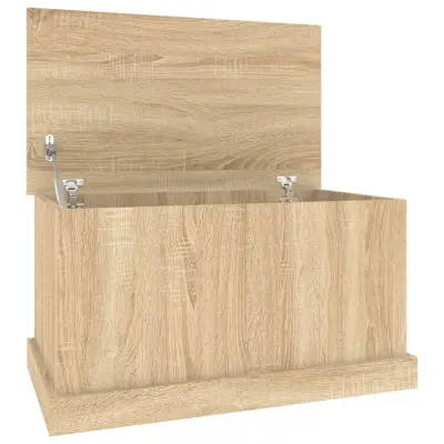vidaXL Škatla za shranjevanje sonoma hrast 70x40x38 cm inženirski les