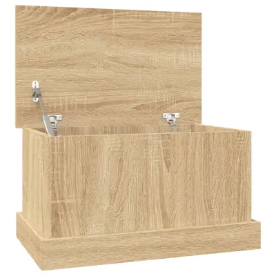 vidaXL Škatla za shranjevanje sonoma hrast 50x30x28 cm inženirski les