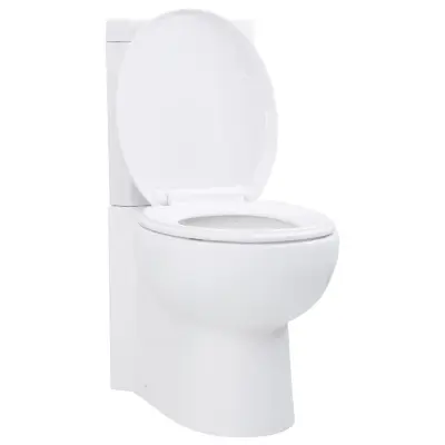 Keramična WC školjka kotna bela