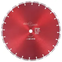 vidaXL Diamantni rezalni disk s turbo jeklom 350 mm