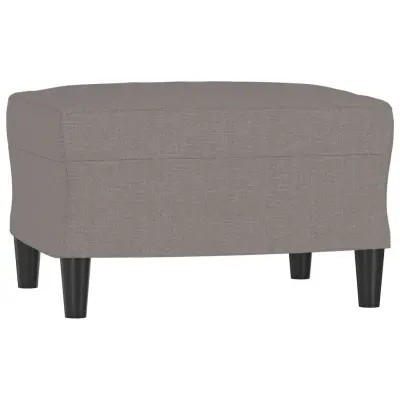 vidaXL Stolček za noge taupe 60x50x41 cm blago