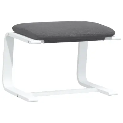 vidaXL Stolček za noge temno siv 51x41x40 cm blago