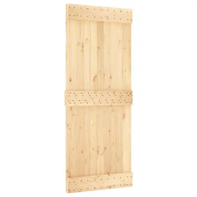 vidaXL Vrata NARVIK 85x210 cm trdna borovina
