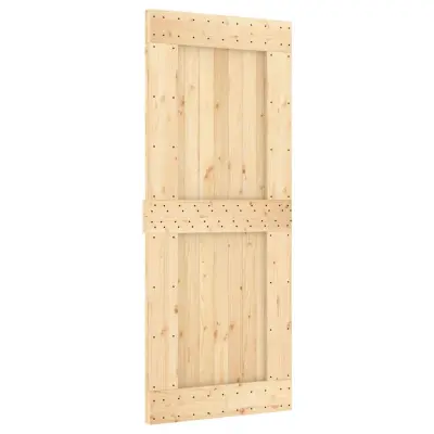 vidaXL Vrata NARVIK 85x210 cm trdna borovina