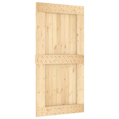 vidaXL Vrata NARVIK 100x210 cm trdna borovina