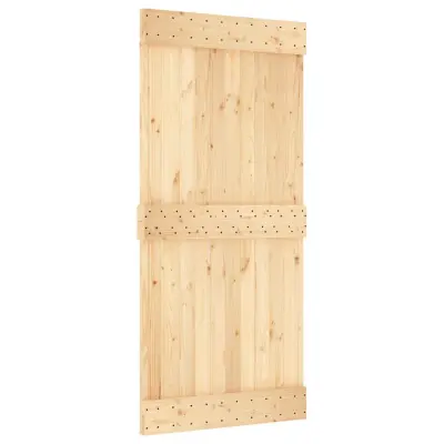 vidaXL Vrata NARVIK 95x210 cm trdna borovina