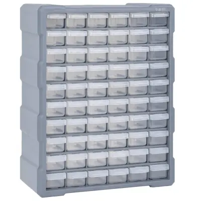 vidaXL Organizator s 60 predali 38x16x47,5 cm