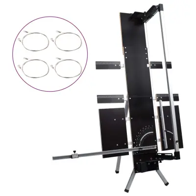 vidaXL Rezalnik za peno z aluminijastimi nogami 200 W