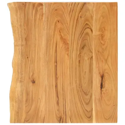 vidaXL Površina za kopalniško toaletno mizo trdna akacija 58x52x2,5 cm