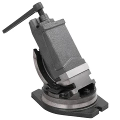 vidaXL Nagibni primež z 2 osema 100 mm