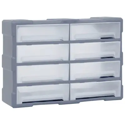 vidaXL Organizator z 8 velikimi predali 52x16x37 cm