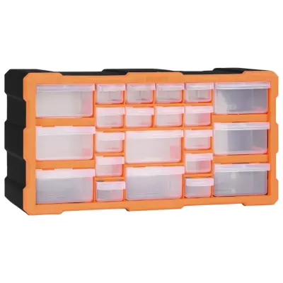 vidaXL Organizator z 22 predali 49x16x25,5 cm