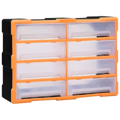 vidaXL Organizator z 8 velikimi predali 52x16x37 cm