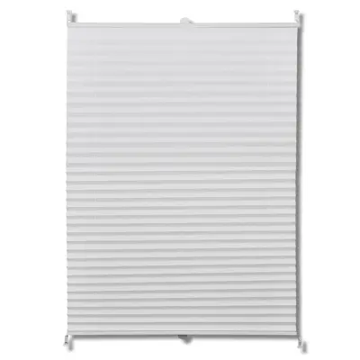 Plise Harmonika Zavese velikost 110 x 200 cm Bele barve