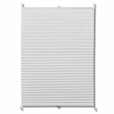 Plise Harmonika Zavese velikost 50 x 125 cm Bele barve