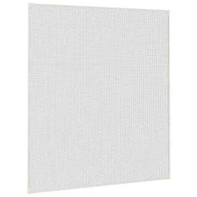 vidaXL Magnetni komarnik za okna bel 130x150 cm