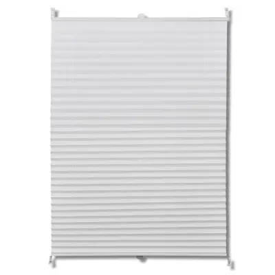 Plise Harmonika Zavese velikost 40 x 150 cm Bele barve