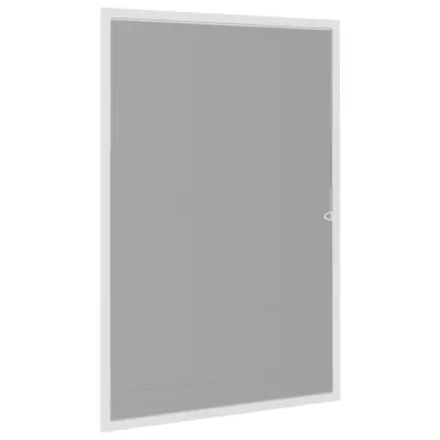 vidaXL Komarnik za okna bel 90x120 cm