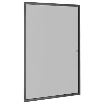 vidaXL Komarnik za okna antracit 90x120 cm