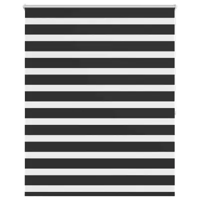Zebrasto Senčilo 140 x 175 cm Črne Barve