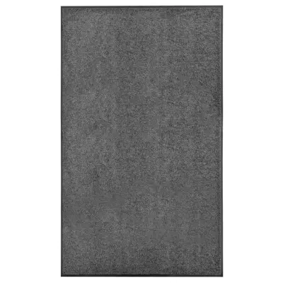 vidaXL Pralni predpražnik antraciten 90x150 cm