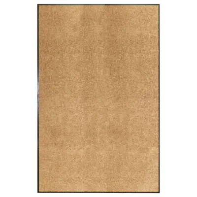 vidaXL Pralni predpražnik krem 120x180 cm
