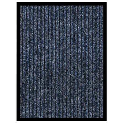 vidaXL Predpražnik črtast moder 40x60 cm
