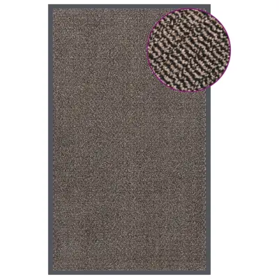 vidaXL Predpražnik taftani 90x150 cm temno rjav