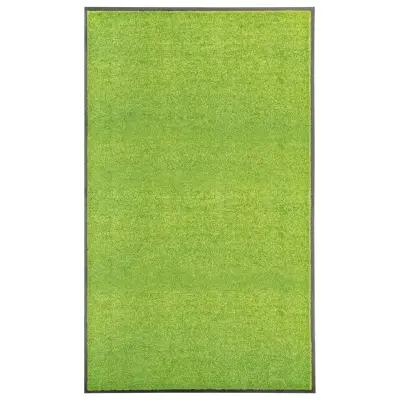vidaXL Pralni predpražnik zelen 90x150 cm