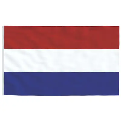 vidaXL Nizozemska zastava 90x150 cm