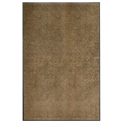 vidaXL Pralni predpražnik rjav 120x180 cm