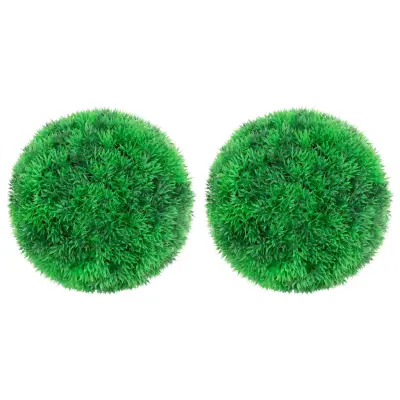 vidaXL Umetni pušpani okrogli 2 kosa 22 cm