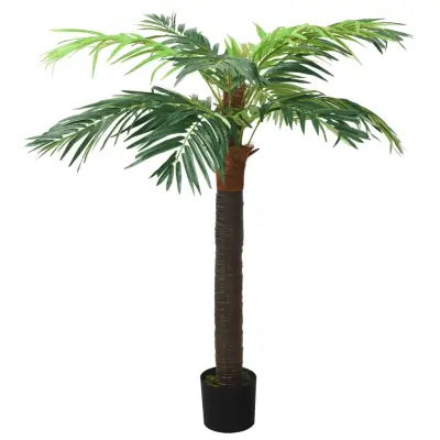 vidaXL Umetna palma datljevec z loncem 190 cm zelena