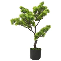 vidaXL Umetni bonsaj borovec z loncem 60 cm zelen