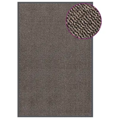 vidaXL Predpražnik taftani 120x180 cm temno rjav